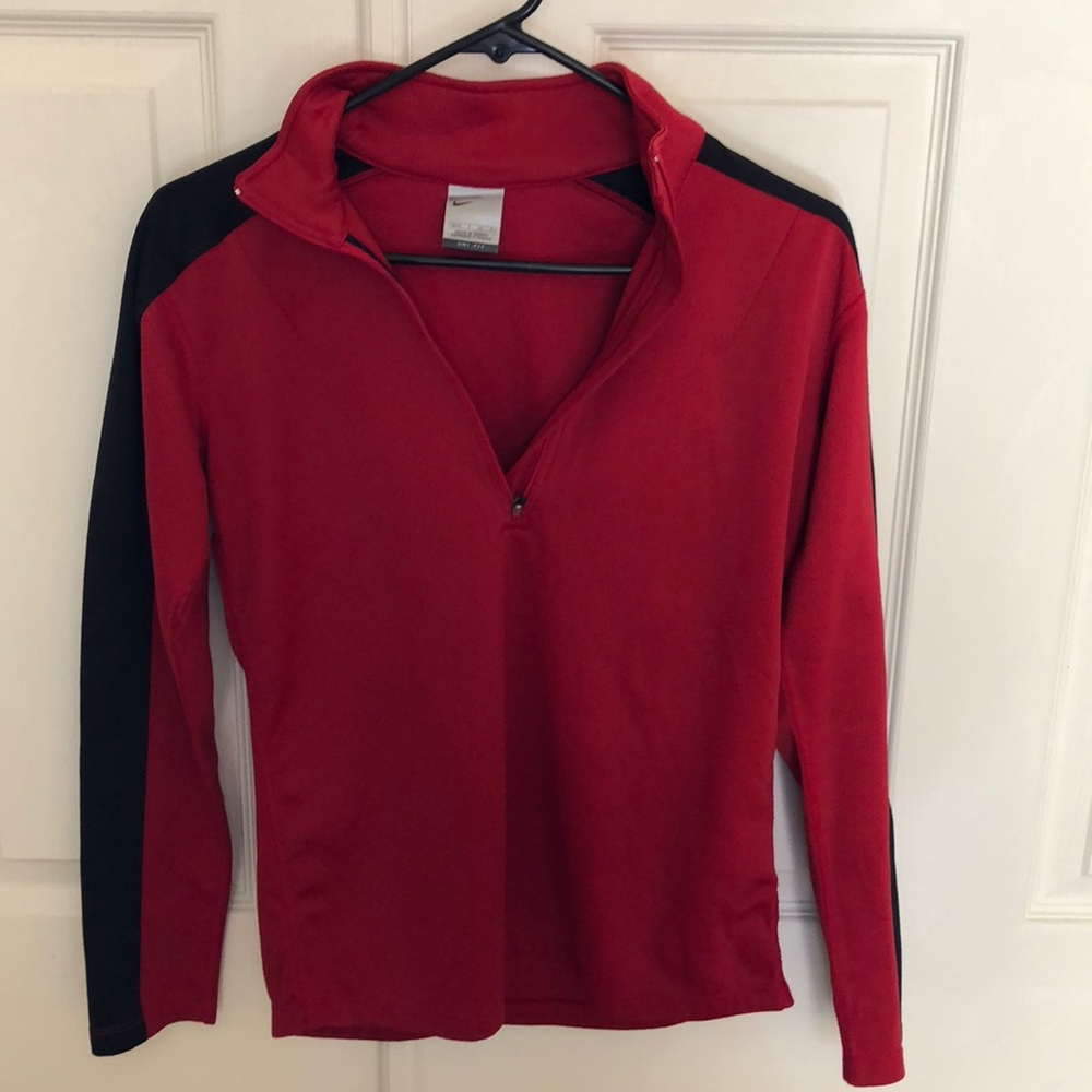 Nike Dri-Fit Long Sleeve Zip Top